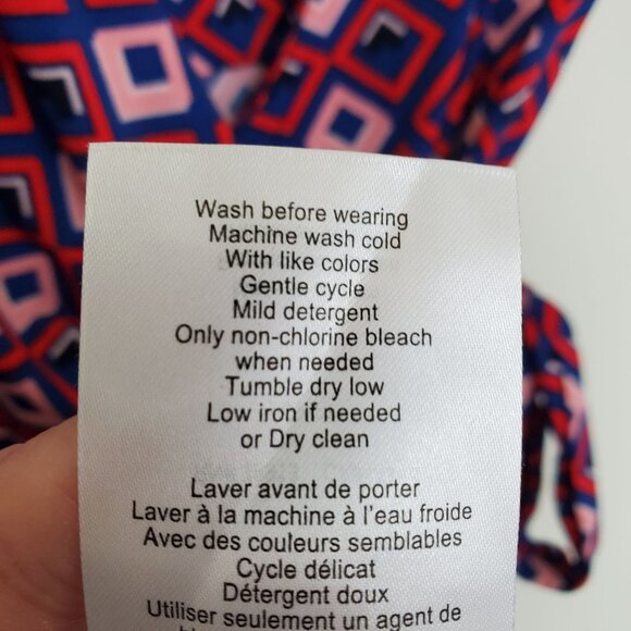 Motherhood Maternity geometric print maternity wrap dress - Picture 9 of 11